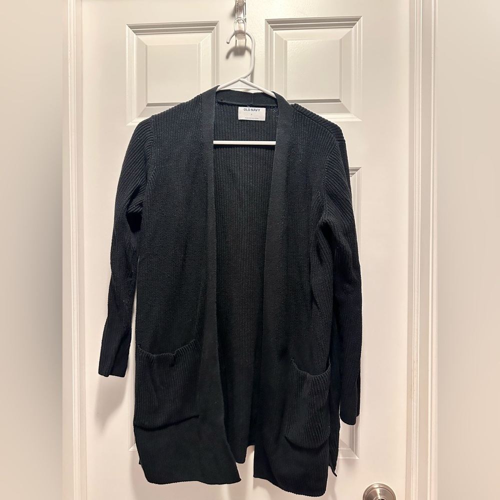 Old Navy Women's Small Black Sweater Cardigan